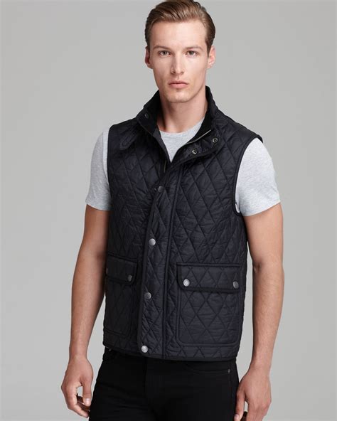 burberry vest mens black|burberry flannel men's.